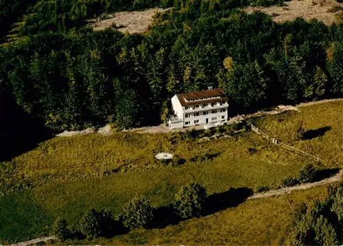 AK / Ansichtskarte  Neukirchen_Knuellgebirge Waldhotel Justus Ruh im Urbachtal Fliegeraufnahme Neukirchen Knuellgebirge