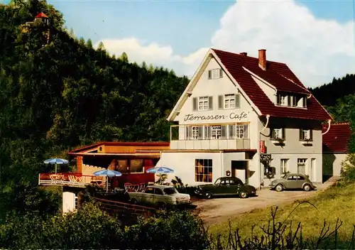 AK / Ansichtskarte 73887289 Bad_Rippoldsau_Schwarzwald Terrassen Cafe Bad_Rippoldsau