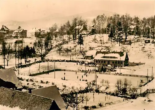 AK / Ansichtskarte  Jonsdorf_Saechsische_Schweiz Eisstadion  