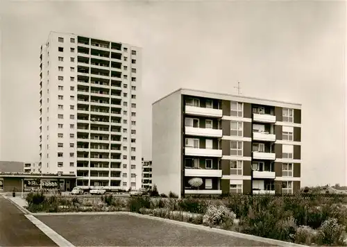 AK / Ansichtskarte  Neustadt__Weinstrasse_Haardt Bayernplatz mit Hochhaus 