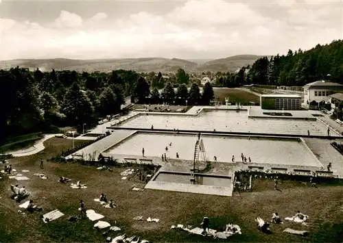 AK / Ansichtskarte  Michelstadt Freibad Panorama Michelstadt