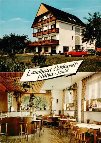 AK / Ansichtskarte  Huelsa Landhaus Eckhardt Gastraum Bar Huelsa