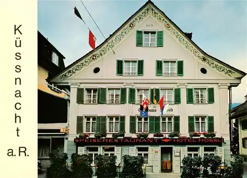 AK / Ansichtskarte  Kuessnacht_Vierwaldstaettersee Hotel Gasthaus Roessli 