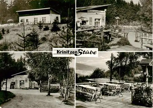AK / Ansichtskarte 73887394 Krinitz_Ludwigslust Krinitzen Stube Teilansichten Terrasse Krinitz_Ludwigslust