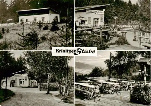 AK / Ansichtskarte  Krinitz_Ludwigslust Krinitzen Stube Teilansichten Terrasse Krinitz_Ludwigslust