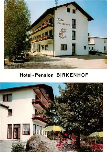 AK / Ansichtskarte 73887436 Ranfels Hotel Pension Birkenhof Gartenterrasse Ranfels