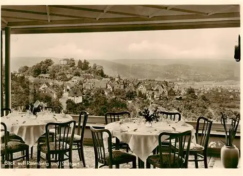 AK / Ansichtskarte  Rotenberg__Stuttgart Hoehengaststaette Boehringer Restaurant 