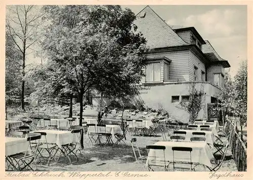 AK / Ansichtskarte  Wuppertal Freibad Eckbusch Grenze-Jagdhaus Gaststaette Terrasse Wuppertal