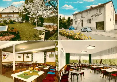 AK / Ansichtskarte  Muemling-Grumbach_Odenwald Gasthaus Pension Schuetzenhof Gastraeume Garten 