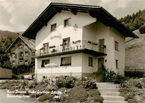 AK / Ansichtskarte 73887532 Buerserberg_Vorarlberg_AT Haus Brigitte mit Gasthaus Schaefle 