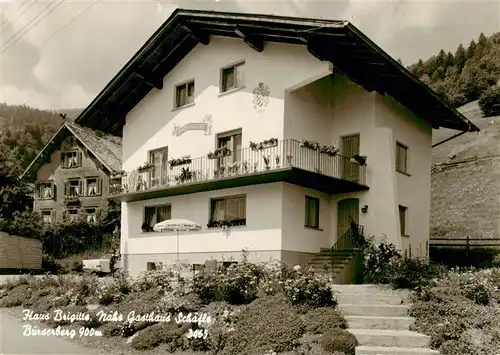 AK / Ansichtskarte  Buerserberg_Vorarlberg_AT Haus Brigitte mit Gasthaus Schaefle 