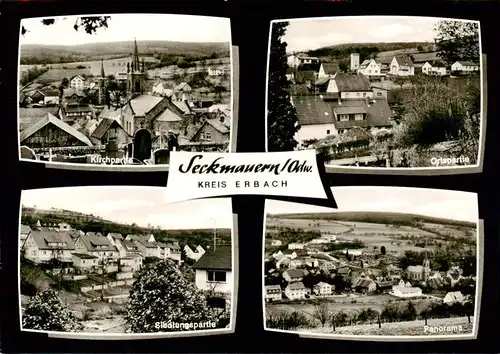 AK / Ansichtskarte  Seckmauern Kirche Ortsansicht Siedlung Panorama Seckmauern