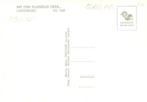 AK / Ansichtskarte  Laufenburg_AG Fliegeraufnahme Laufenburg AG