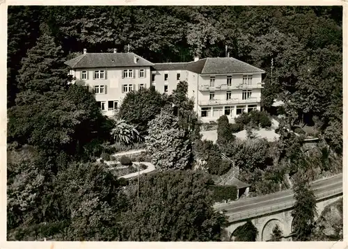 AK / Ansichtskarte  Brissago_Lago_Maggiore_TI Miralago Kindererholungsheim Fliegeraufnahme 