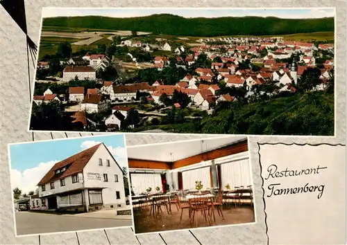 AK / Ansichtskarte 73887598 Nentershausen_Hessen Panorama Restaurant Tannenberg Gaststube Nentershausen Hessen