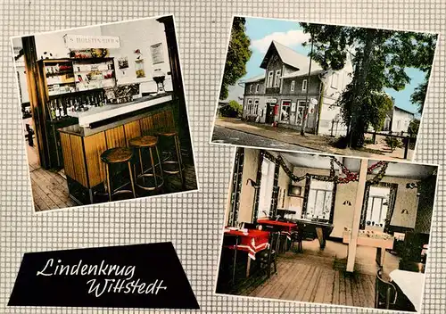 AK / Ansichtskarte  Wittstedt Gaststaette Lindenkrug Gaststube Bar Wittstedt