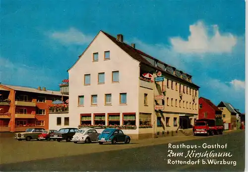 AK / Ansichtskarte 73887654 Rottendorf_Wuerzburg_Unterfranken Rasthaus Gasthof Zum Kirschbaum 