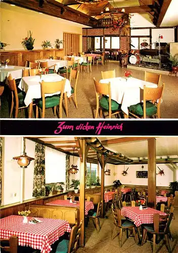 AK / Ansichtskarte  Luedersfeld Gasthaus Zum dicken Heinrich Gastraeume Luedersfeld