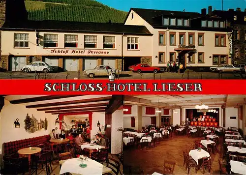 AK / Ansichtskarte 73887703 Lieser Schloss Hotel Lieser Gastraeume Lieser