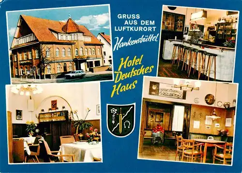 AK / Ansichtskarte  Hankensbuettel Hotel Deutsches Haus Gastraeume Bar Hankensbuettel