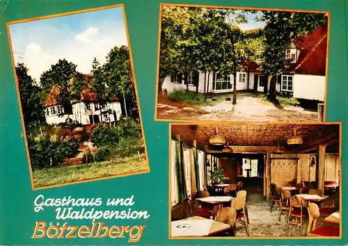 AK / Ansichtskarte 73887730 Hoesseringen Gasthaus und Waldpension Gastraum Hoesseringen