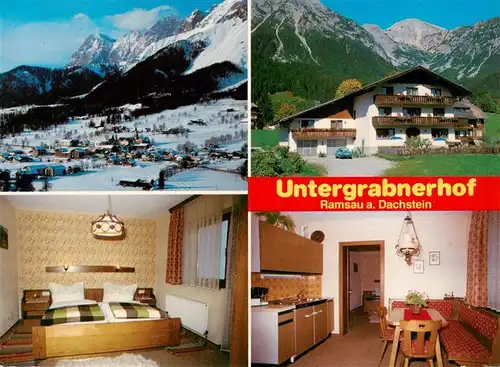 AK / Ansichtskarte  Ramsau_am_Dachstein_Schladming_Obersteiermark_AT Untergrabnerhof Gaestezimmer Kueche Panorama 