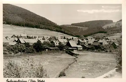 AK / Ansichtskarte  Sachsenbrunn Panorama Sachsenbrunn