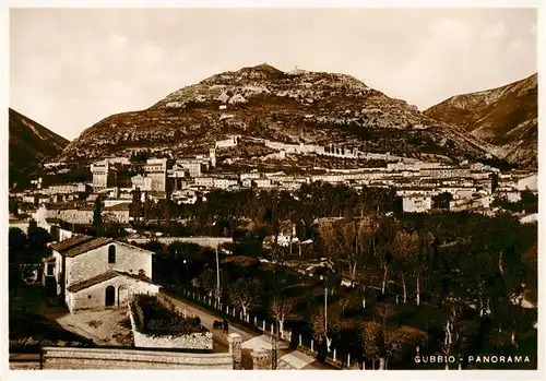 AK / Ansichtskarte  Gubbio_Umbria_IT Panorama 