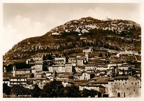 AK / Ansichtskarte 73887828 Gubbio_Umbria_IT Panorama 