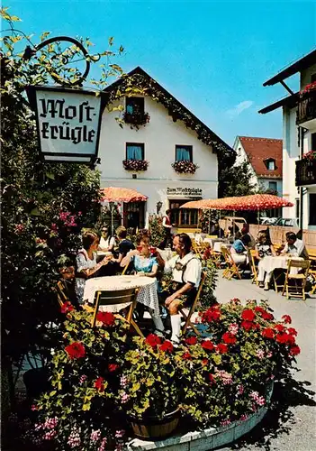 AK / Ansichtskarte  Bad_Woerishofen Gasthaus Mostkruegle Freiterrasse Bad_Woerishofen