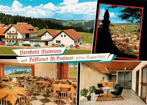 AK / Ansichtskarte  St_Englmar Berghotel Maibrunn Gaststube Panorama Flur St_Englmar