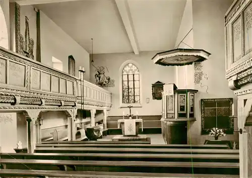 AK / Ansichtskarte 73887879 Braach_Rotenburg_Fulda Ev Kirche Inneres Braach_Rotenburg_Fulda