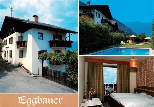 AK / Ansichtskarte  Tscherms_Suedtirol_IT Gasthof Eggbauer Gaestezimmer Pool 