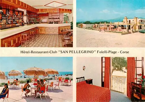 AK / Ansichtskarte  Folelli_Ajaccio_2A_Corse-du-Sud Hotel Restaurant Club San Pellegrino Bar Terrasse Appartement 