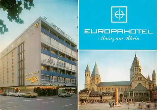 AK / Ansichtskarte  Mainz__Rhein Europahotel Kirche 