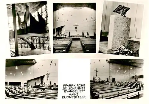 AK / Ansichtskarte 73887947 Mainz__Rhein Pfarrkirche St Johannes Evangelist Inneres 
