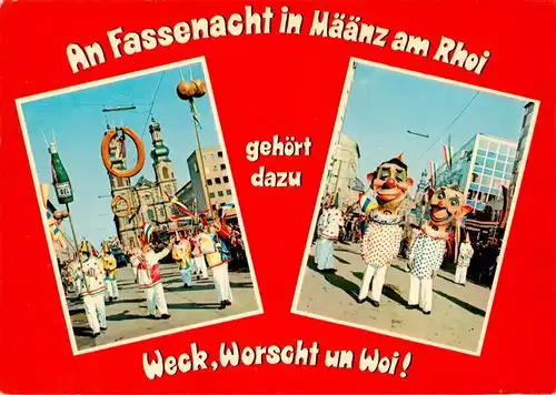 AK / Ansichtskarte 73887948 Mainz__Rhein Fassnacht in Mainz Umzug 