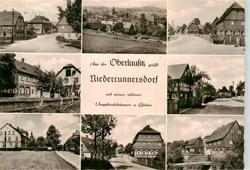 AK / Ansichtskarte  Niedercunnersdorf Ortspartien Teilansichten Niedercunnersdorf