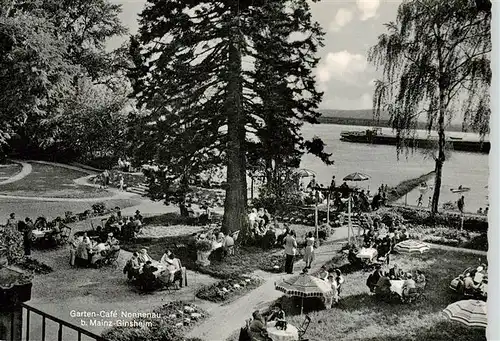 AK / Ansichtskarte  Ginsheim_Mainz Garten Cafe Nonnenau 