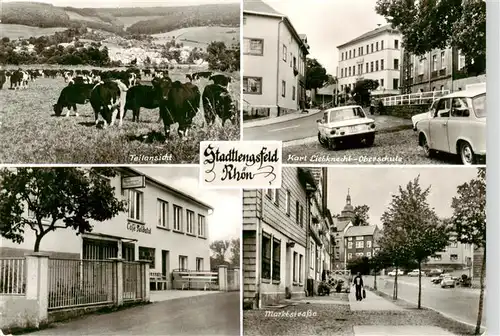 AK / Ansichtskarte 73888031 Stadtlengsfeld Teilansicht Karl Liebknecht Oberschule Marktstrasse Stadtlengsfeld