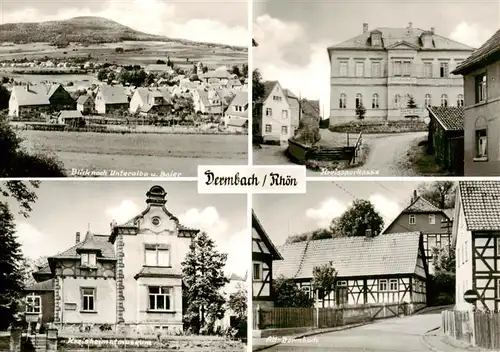 AK / Ansichtskarte  Dermbach_Thueringen_Rhoen Unteralba und Baier Kreissparkasse Kreisheimatmuseum Alt Dermbach Dermbach_Thueringen_Rhoen