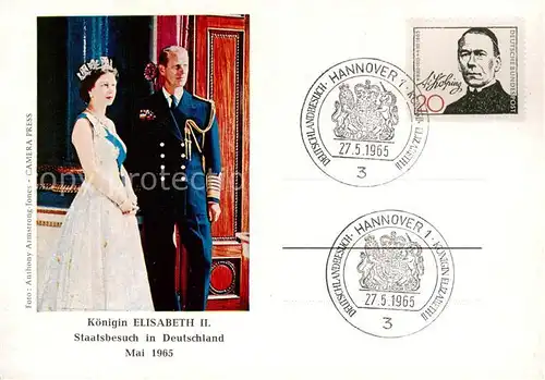 AK / Ansichtskarte  Adel_England Elisabeth 2 Deutschland Adel_England