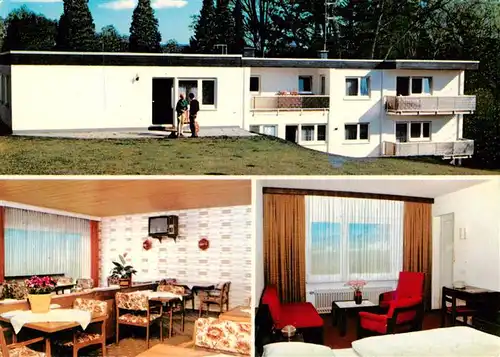 AK / Ansichtskarte  Bad_Salzhausen_Nidda Kurpension Haus Both Fremdenzimmer Gastraum 