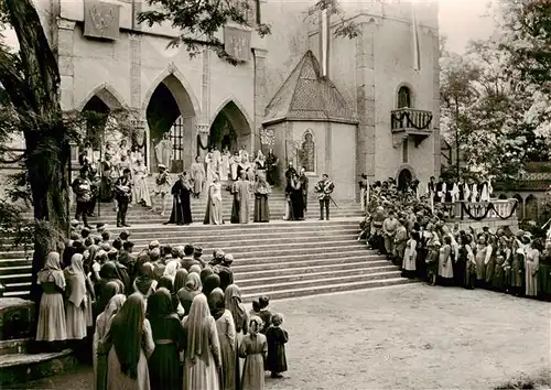 AK / Ansichtskarte  oetigheim Volksschauspiel-Dorf Jungfrau von Orleans oetigheim