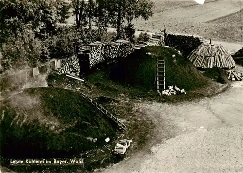 AK / Ansichtskarte 73888089 Zwieselau_Zwiesel Letzte Koehlerei im Bayerischen Wald 