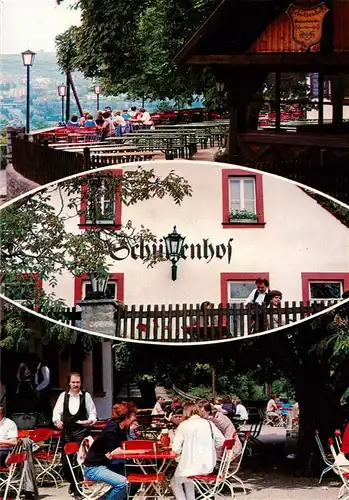 AK / Ansichtskarte  Wuerzburg_Bayern Gutsschaenke Schuetzenhof Gartenrestaurant Terrasse 