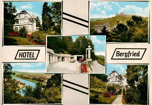 AK / Ansichtskarte  Wuerzburg_Bayern Hotel Bergfried Panorama Maintal 