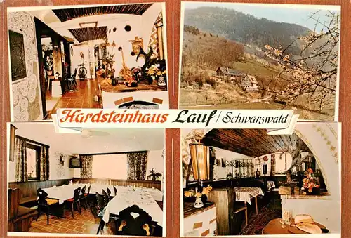 AK / Ansichtskarte  Lauf_Baden Hardsteinhaus Restaurant Landschaft Schwarzwald Lauf_Baden