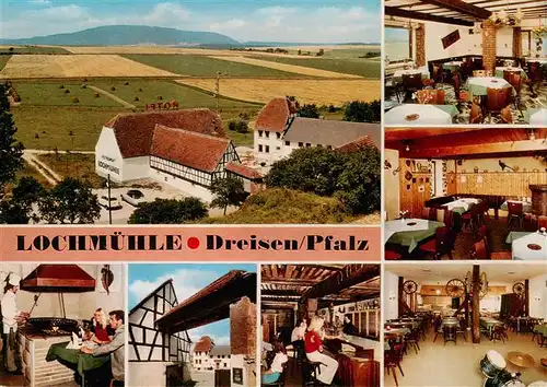 AK / Ansichtskarte 73888135 Dreisen Hotel Restaurant Lochmuehle Landschaftspanorama Dreisen