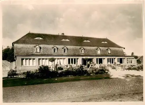 AK / Ansichtskarte  Bad_Dueben HO-Gaststaette Rotes Haus Handabzug Bad_Dueben